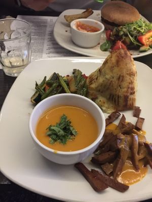   at 222 Vegan Cuisine in West London