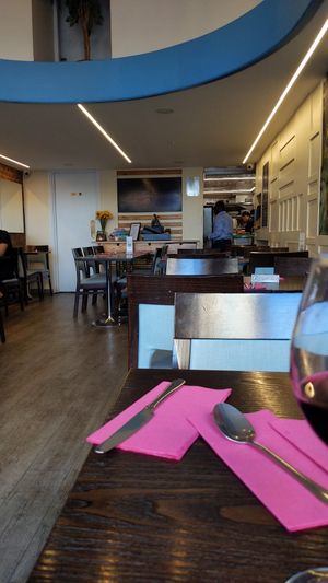 Inside at 222 Vegan Cuisine in West London