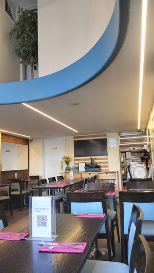 Interior at 222 Vegan Cuisine in West London