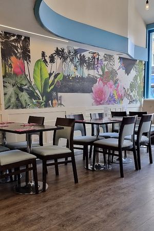 Interior at 222 Vegan Cuisine in West London