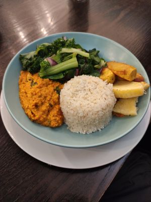 Sun of Ghana at 222 Vegan Cuisine in West London