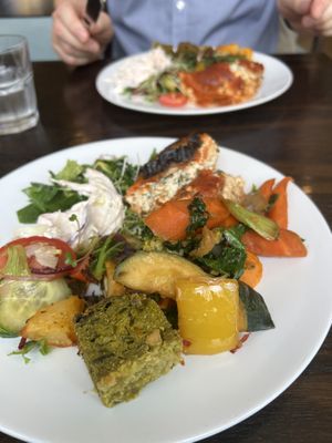 Sunday buffet  at 222 Vegan Cuisine in West London