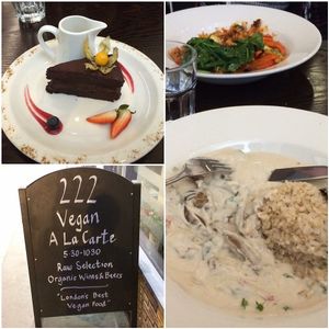 222  at 222 Vegan Cuisine in West London