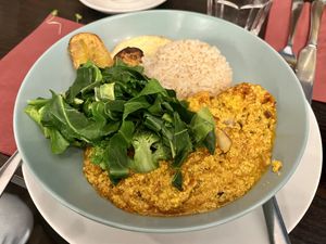   at 222 Vegan Cuisine in West London