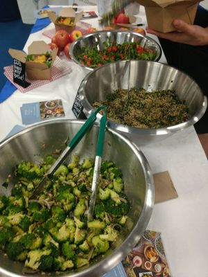 salad at 222 Vegan Cuisine in West London