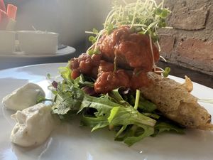 Pancakes   at 222 Vegan Cuisine in West London