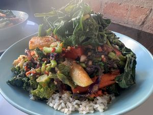   at 222 Vegan Cuisine in West London