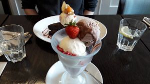 Vegan Ice Cream at 222 Vegan Cuisine in West London