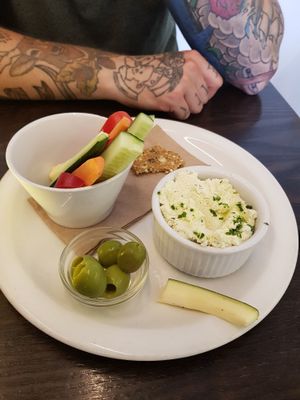 Vorspeise Chees at 222 Vegan Cuisine in West London