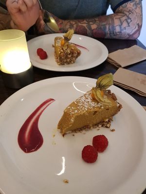 Dessert at 222 Vegan Cuisine in West London