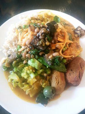 Lunch at 222 Vegan Cuisine in West London