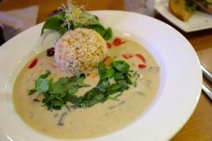 Seitan Stroganoff. at 222 Vegan Cuisine in West London