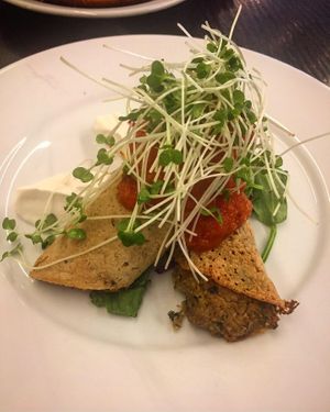 Tofu & Bean Pancake  at 222 Vegan Cuisine in West London