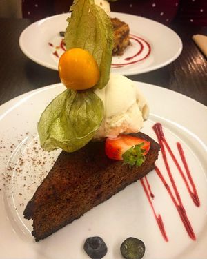 Banana Cake  at 222 Vegan Cuisine in West London