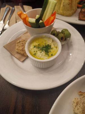 Raw cheese at 222 Vegan Cuisine in West London