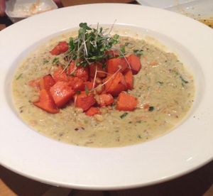 risotto vegan at 222 Vegan Cuisine in West London