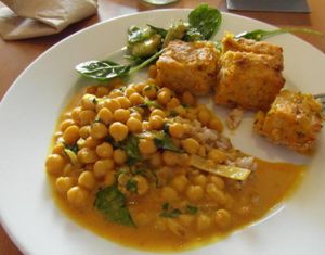 222 Veggie Vegan, London - carrot cake, dhal at 222 Vegan Cuisine in West London