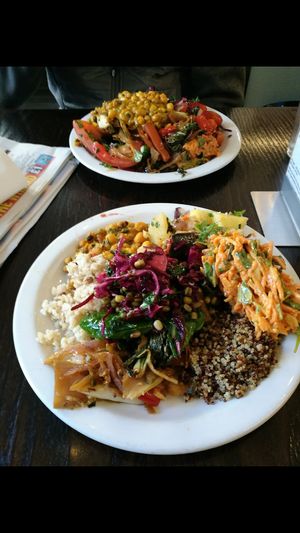 Buffet goodness at 222 Vegan Cuisine in West London