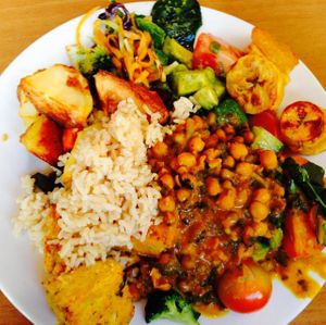 very tasty at 222 Vegan Cuisine in West London