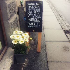 The sign made me chuckle at Mikuna in Aarhus