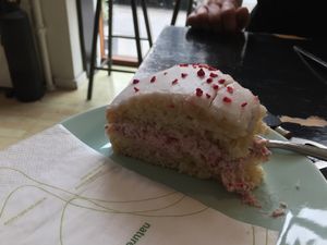 cake of the day. mmmmmm at Mikuna in Aarhus