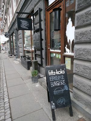 It's easy to miss the entrance at Mikuna in Aarhus