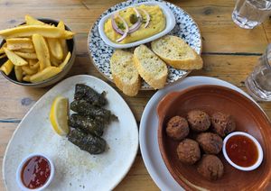 Some small plates at Skala Cafe & Cocktails in Kos