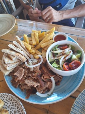 Gyros at Skala Cafe & Cocktails in Kos