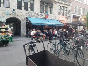 Outside at Harbo Bar in Copenhagen