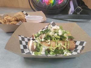 Taquitos at Alma y Sazon in Emeryville