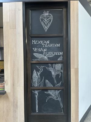 Beautiful sign   at Alma y Sazon in Emeryville