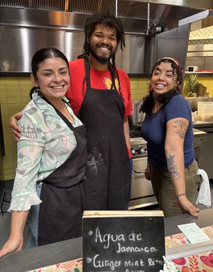 Owners!  at Alma y Sazon in Emeryville