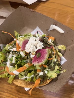 Tostada   at Alma y Sazon in Emeryville