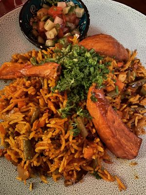 Safran Reis mit Gemüse   at Zodiac - Die Andere Kuche in Essen