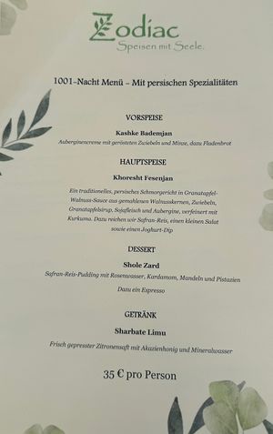   at Zodiac - Die Andere Kuche in Essen