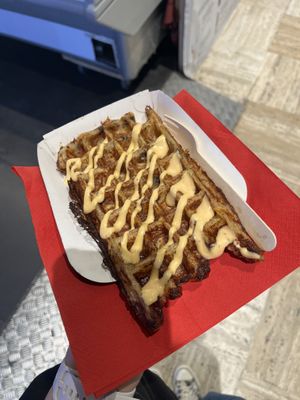Mushroom waffle  at VeganPot  in Brussels