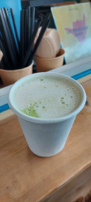 Sea salt matcha at Mahalo  in Jastarnia