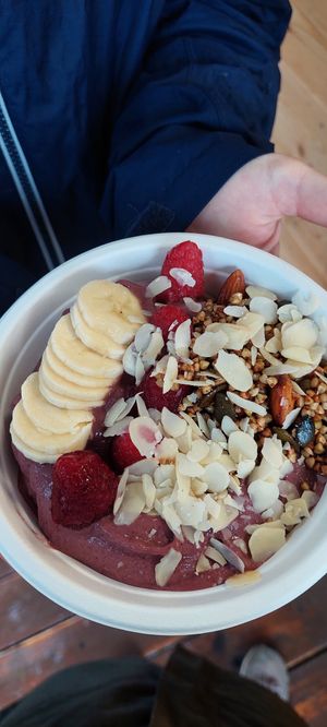 Açai bowl at Mahalo  in Jastarnia
