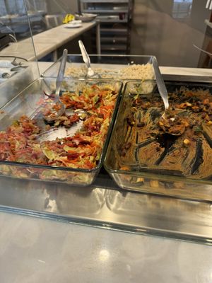 Salads  at Alfarroba in Lisbon