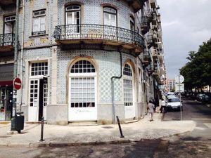 Outside at Alfarroba in Lisbon