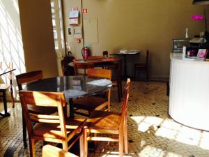 Inside at Alfarroba in Lisbon