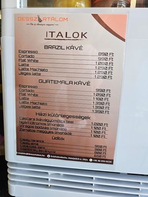  at DesszertÁlom Cukrászda in Szazhalombatta