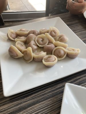 Pelmeni with vegan meat  at Goldene Hände Ukrainische Küche in Giessen