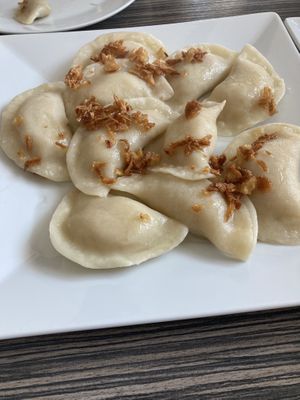 warenyky with potato  at Goldene Hände Ukrainische Küche in Giessen