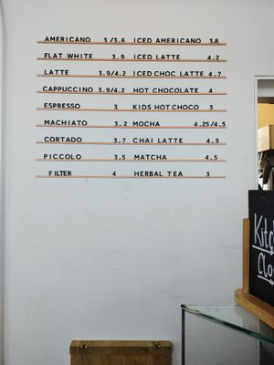 Coffee menu - they have oat and almond milk at Happy Out × Together Academy in County Dublin