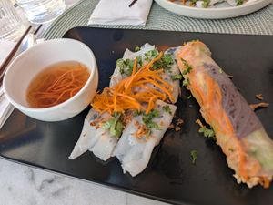 Summer roll, little dumpling thingies at Conscience - Vietnam in Paris in Paris