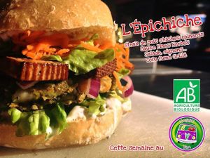 Un de nos burger at Veggyvan - Food Truck in La Valette-du-var