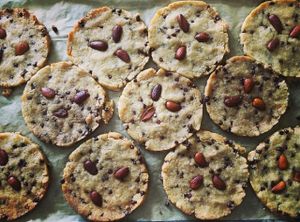 Nos cookies sans gluten vanille et pépites de chocolat at Veggyvan - Food Truck in La Valette-du-var