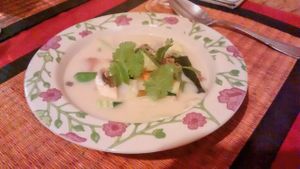 Coconut soup at Baan Siam in Toulouse