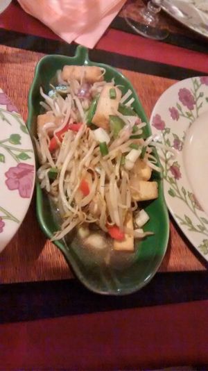 Fried vegetables at Baan Siam in Toulouse